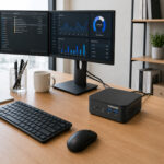 PCBuilder CUBE Intel Core 3-100U 12GB DDR5 512GB Windows 11 Pro Mini PC - Image 6