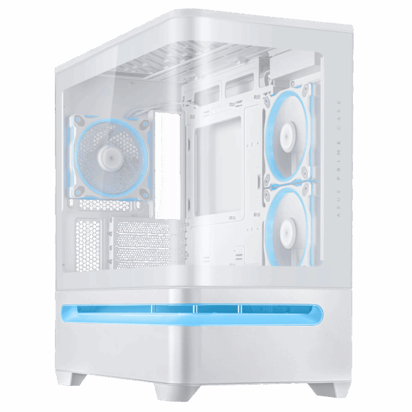 ASUS Prime AP202 ARGB mATX White Chassis