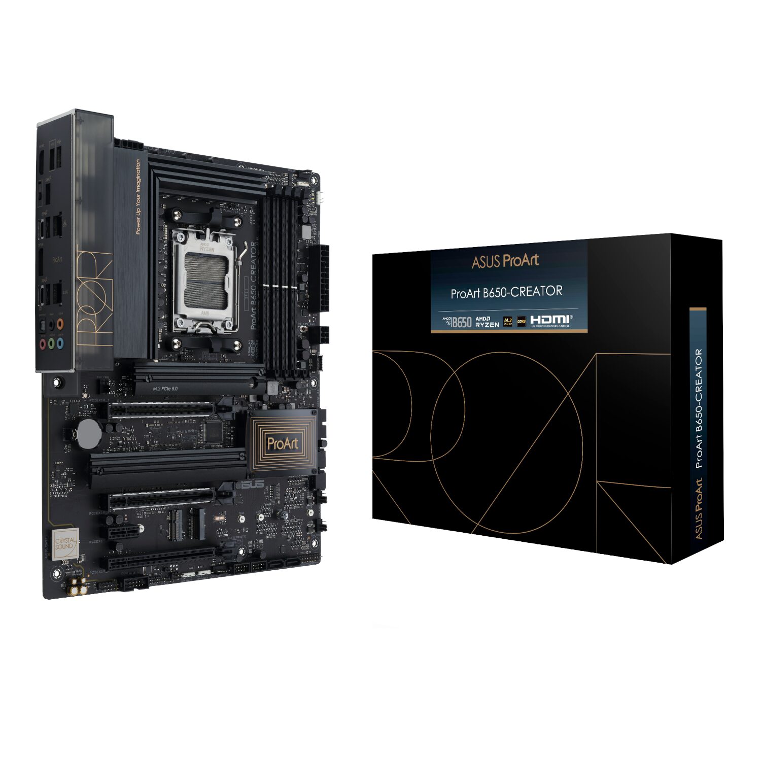PROARTB650-CREATOR-WR-01 ASUS ProArt B650-Creator AMD AM5 ATX Motherboard - Image 1