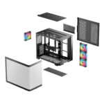 DeepCool CG530U 4F ATX Gaming Chassis - Black - Image 7