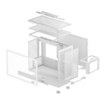 DeepCool CH160 PLUS Micro-ATX Chassis - White - Image 7