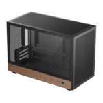 DeepCool CH260 Wood mATX Gaming Chassis - Black - Image 4