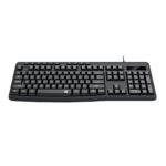 Redragon BK-7366 Full-size Ergonomic Wired Membrane Office Keyboard - Black - Image 3