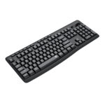 Redragon BK-7367 Full-size Ergonomic Wireless Membrane Office Keyboard - Black - Image 2