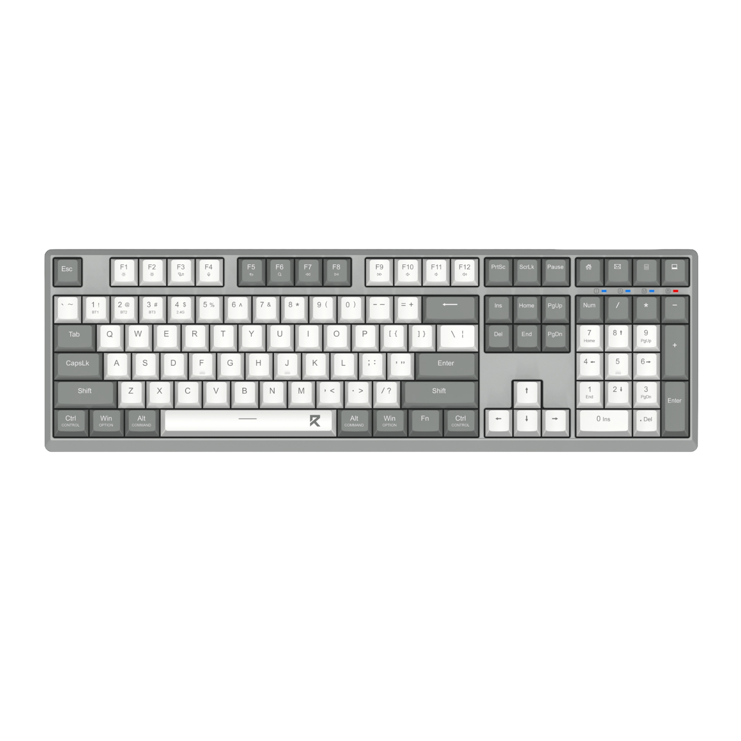 RD-BK-7485_-Redragon-BK-7485-Wireless-Office-Keyboard-Black_wr01 Redragon BK-7485 Wireless Office Keyboard - Grey - Image 1