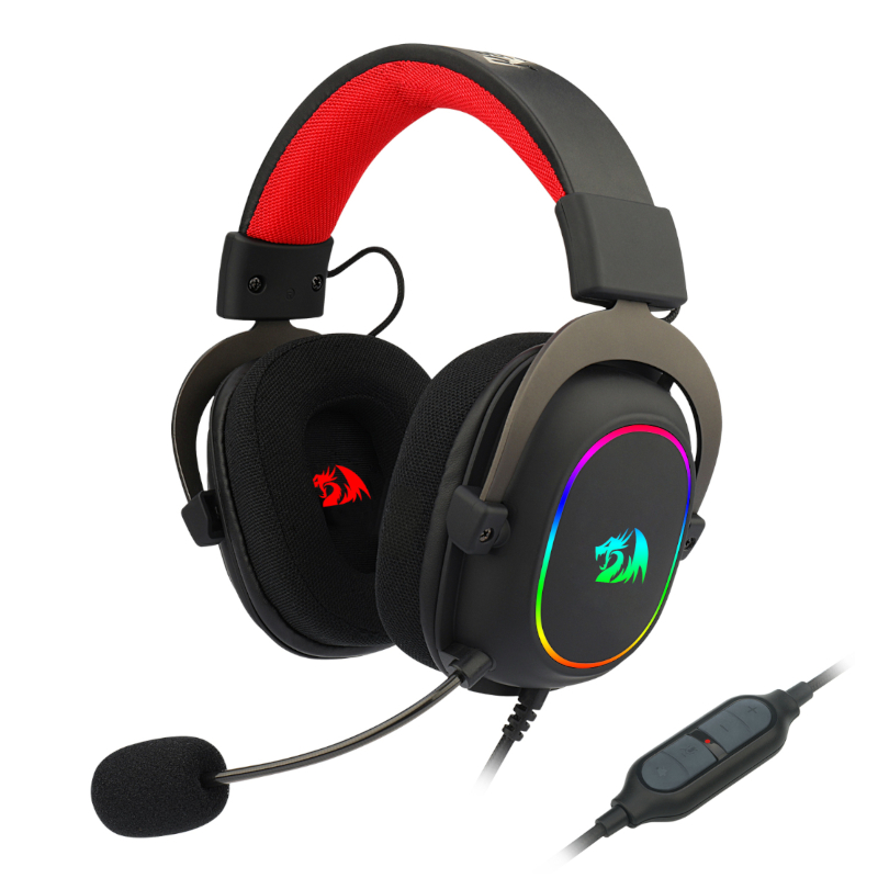 RD-H510-RGB_wr_01 REDRAGON Over-Ear ZEUS-X USB RGB Gaming Headset - Black - Image 1