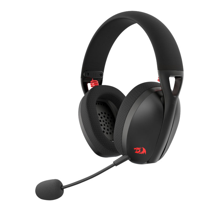 RD-H848_wr_01 REDRAGON Over-Ear IRE BT5.2 Wireless Gaming Headset - Black - Image 1