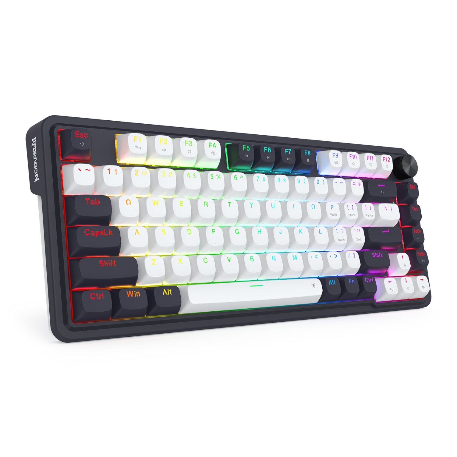 RD-K673WB-RGB-M_Redragon-K673-UCAL-75-Magnetic-Ultramag-Switch-Wired-Keyboard-Black_wr_01a Redragon K673 UCAL 75% Magnetic Ultramag Switch Wired Keyboard - Black - Image 1
