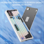 Redragon K719WGB GALATIN RGB PRO Full sized Wireless Gaming Keyboard - White - Image 4