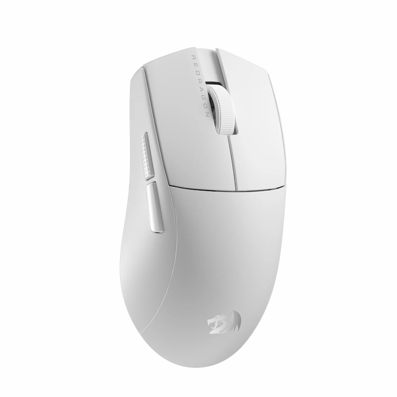RD-M916W-PRO-1K_wr_01 Redragon M916 PRO 1K 3-Mode Wireless Gaming Mouse – White - Image 1