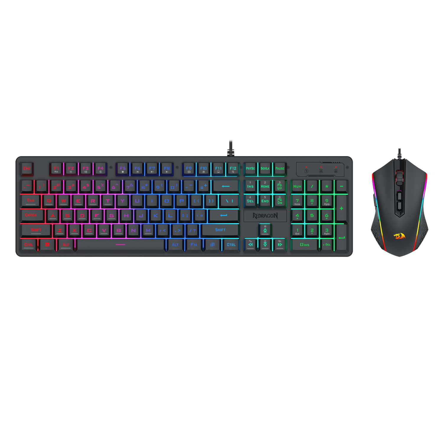 RD-S107-RGB-BA_wr_01 Redragon S107 RGB Gaming Essentials Wired Gaming Keyboard and Mouse Bundle - Image 1