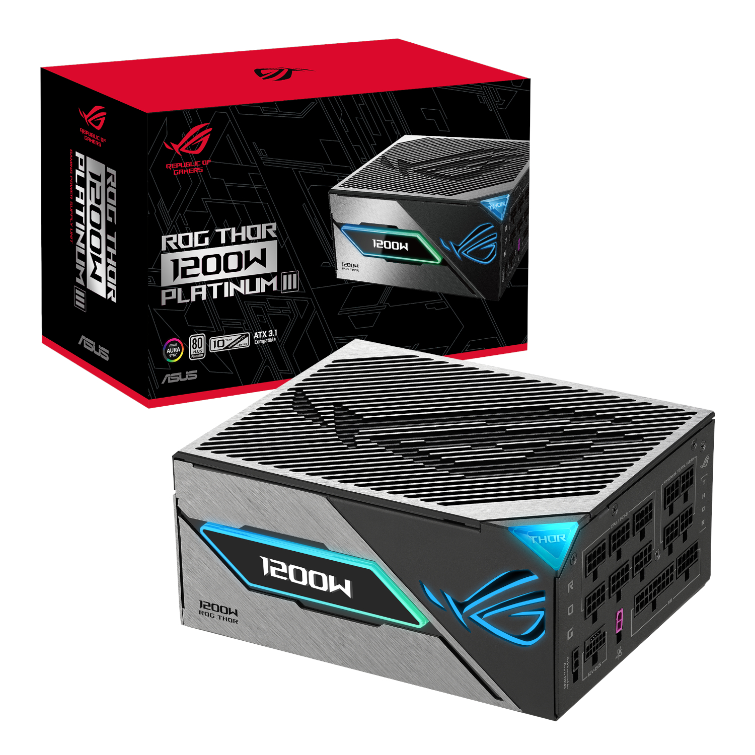 ROG-THOR-1200P3-GAMING_Asus-ROG-Thor-1200W-80-PLUS-Platinum-III-ATX-Modular-Power-Supply-Black_wr_01a Asus ROG Thor 1200W 80 PLUS Platinum III ATX Modular Power Supply - Image 1