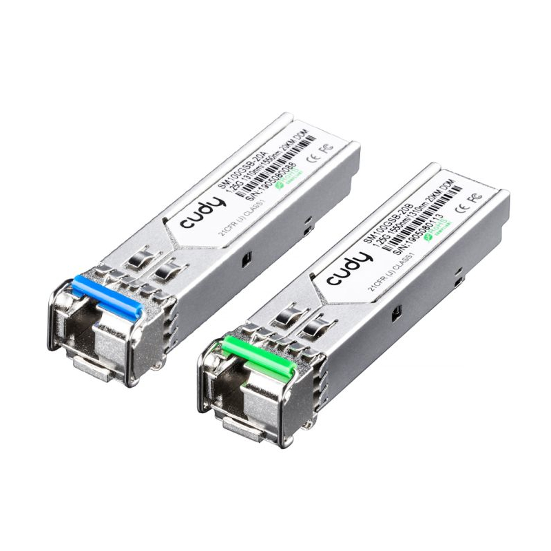 SM100GSB-20AB_wr_01 Cudy Single Mode 1.25G LC Bi-Directional SFP 20km - Image 1