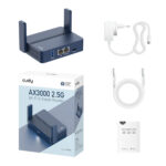 Cudy AX3000 2.5G Wi-Fi 6 Mini VPN Travel Router - Navy Blue - Image 5