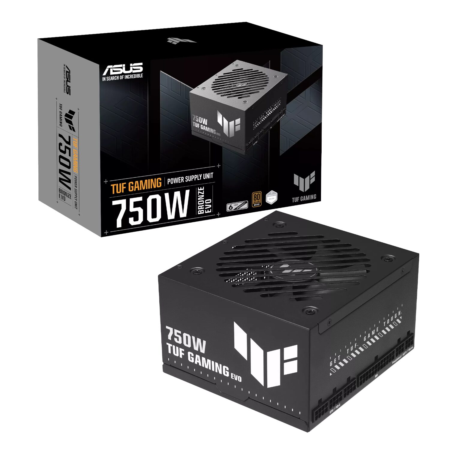 ASUS TUF Gaming 750W 80PLUS Bronze EVO Modular Power Supply - Image 1