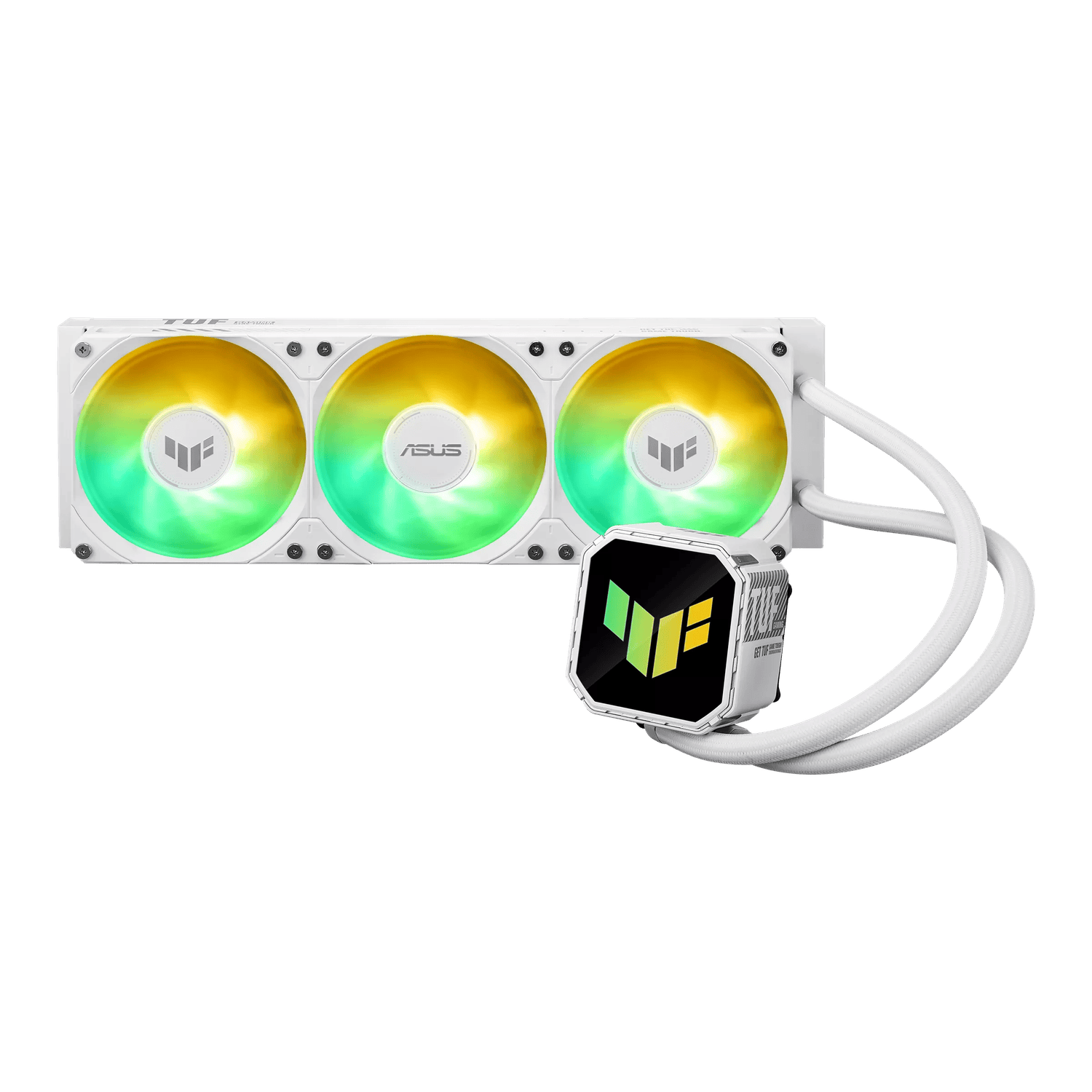 TUFGAMINGLCIII360ARGBWH_ASUS_TUF_Gaming_LC_III_360_ARGB_White_Ed_wr_01 ASUS TUF Gaming LC III 360 ARGB White Edition Liquid CPU Cooler - Image 1