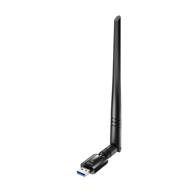 WU1400_wr_01 Cudy 1300Mbps High Gain WiFi USB3.0 Adapter with High Gain Antenna - Image 1