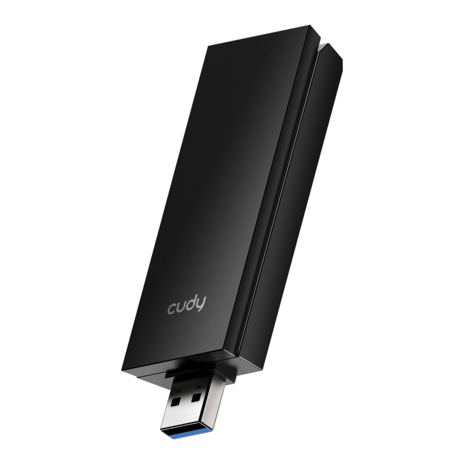 WU5400_Cudy-AX5400-Wi-Fi-6-USB-3.0-Tri-Band-Adapter_Main-wr Cudy AX5400 Wi-Fi 6E USB 3.0 Tri-Band High-Gain Adapter-Black - Image 1