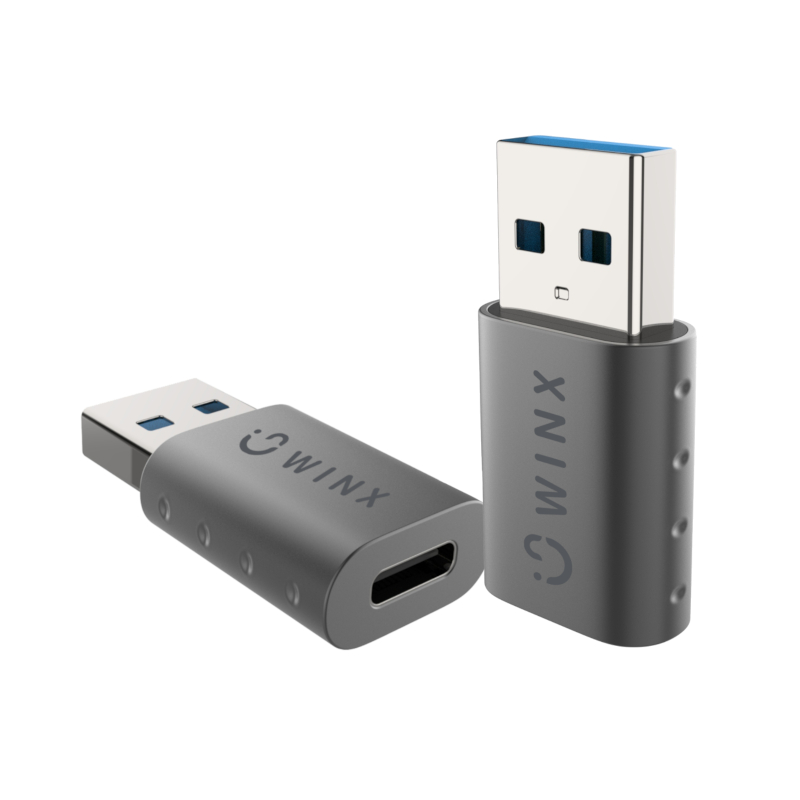 WX-AD104_wr_03 WINX LINK Simple USB to Type-C Adapter Dual Pack - Image 1