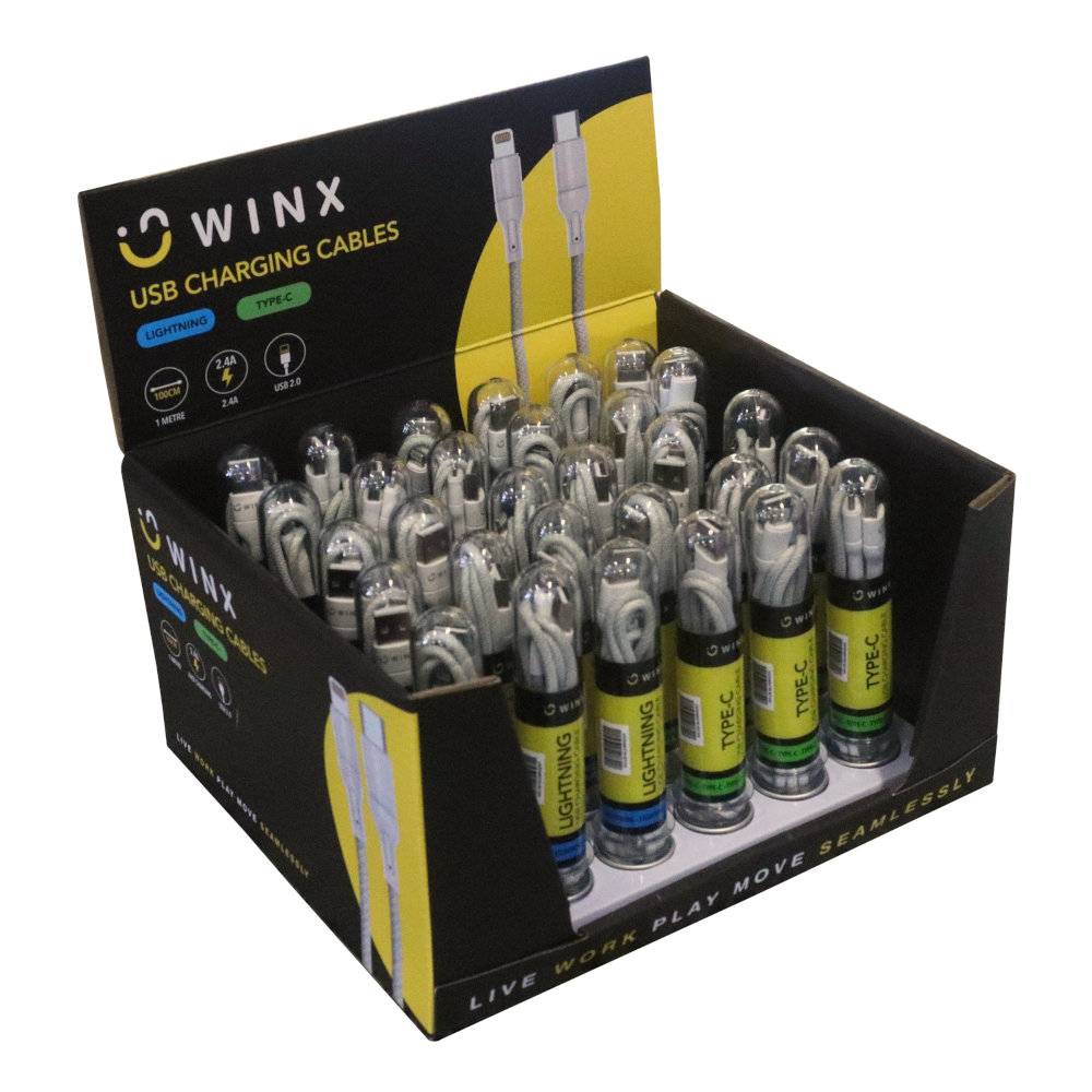 WX-CB103CLSET_wr_01 WINX USB to Type-C|Lightning Charging Cables - Image 1