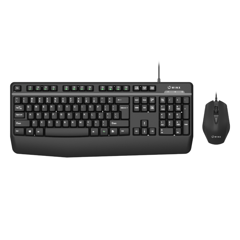 WX-CO102_wr_01 WINX DO Essential Wired Keyboard and Mouse Combo - Image 1