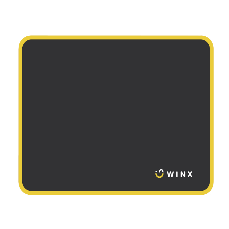 WX-MP104_wr_01 WINX GLIDE Black Medium Mouse Pad - Image 1