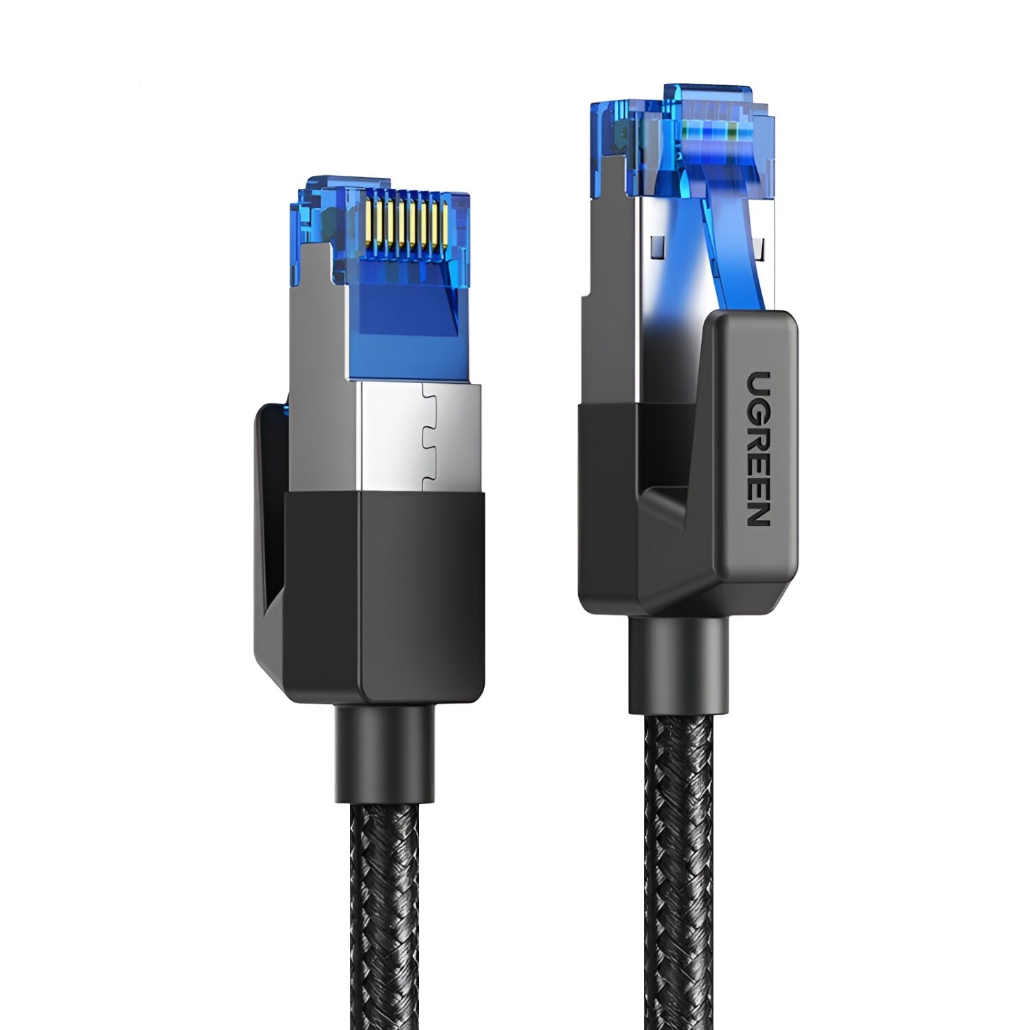 nw153-wr-02 UGREEN Cat8 Nylon Braided Ethernet Cable - 40Gbps with Modular Plugs - 5m - Image 1