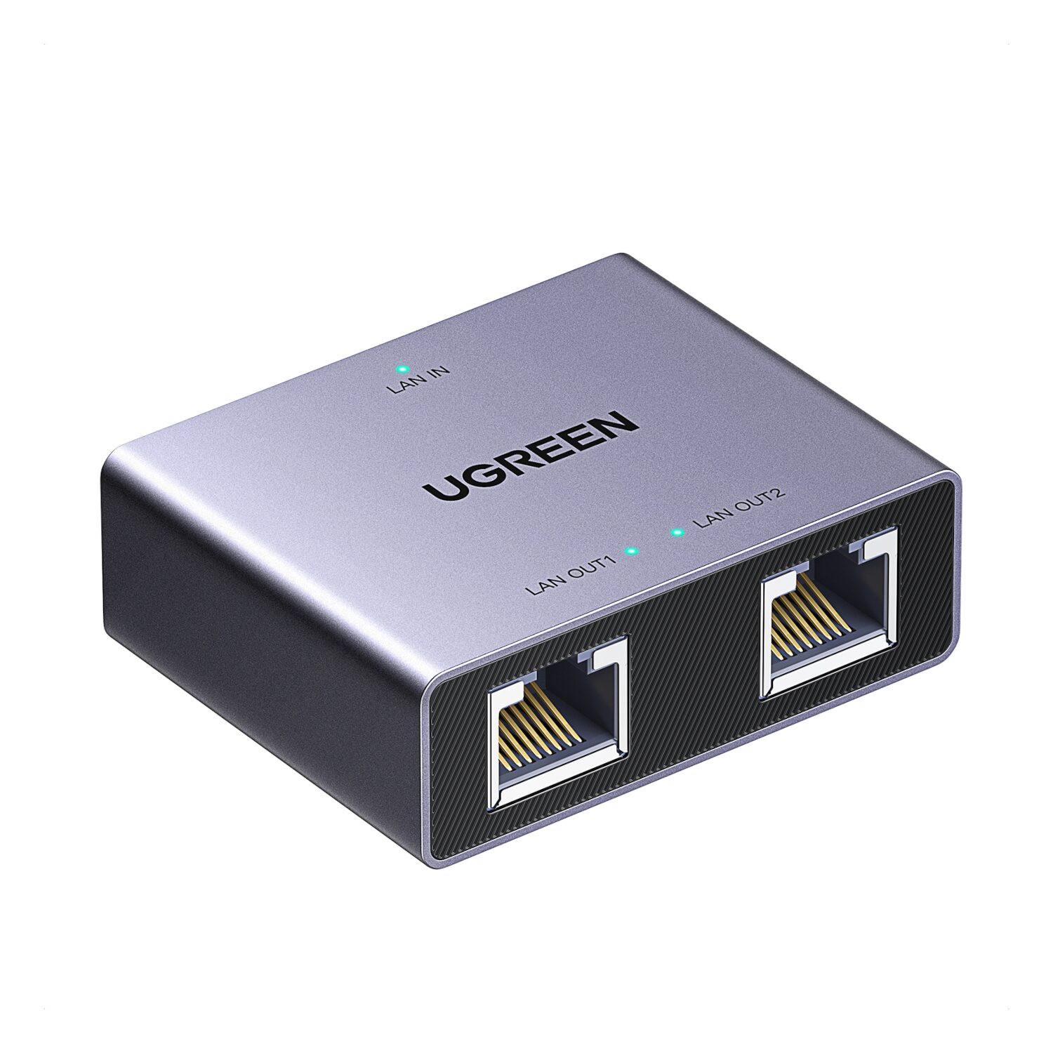 nw301-45311-wr-01 UGREEN 1-to-2 Gigabit Ethernet Splitter, 1000Mbps LAN Network Adapter - Image 1