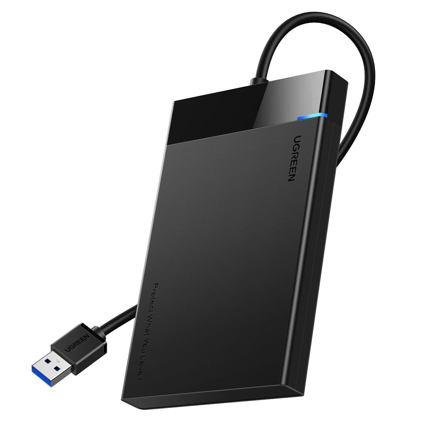 us280-50568-wr-03 UGREEN USB 3.0 to 2.5” SATA Hard Drive Enclosure (Non-Detachable Cable) - Image 1